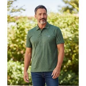 Vineyard Vines Men's Polo Shirt Blue On-The-Go Sankaty Performance Golf size Med